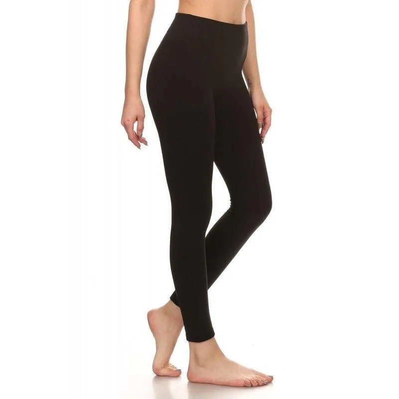 4-Pack: Women's Premium Fleece-Lined Leggings