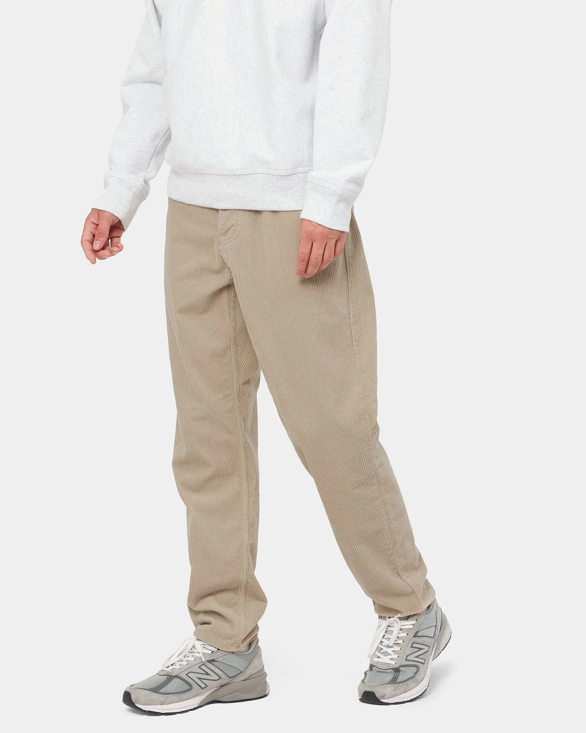 Carhartt WIP Newel Pant Relaxed Tapered Mens Cords - Wall Rinsed