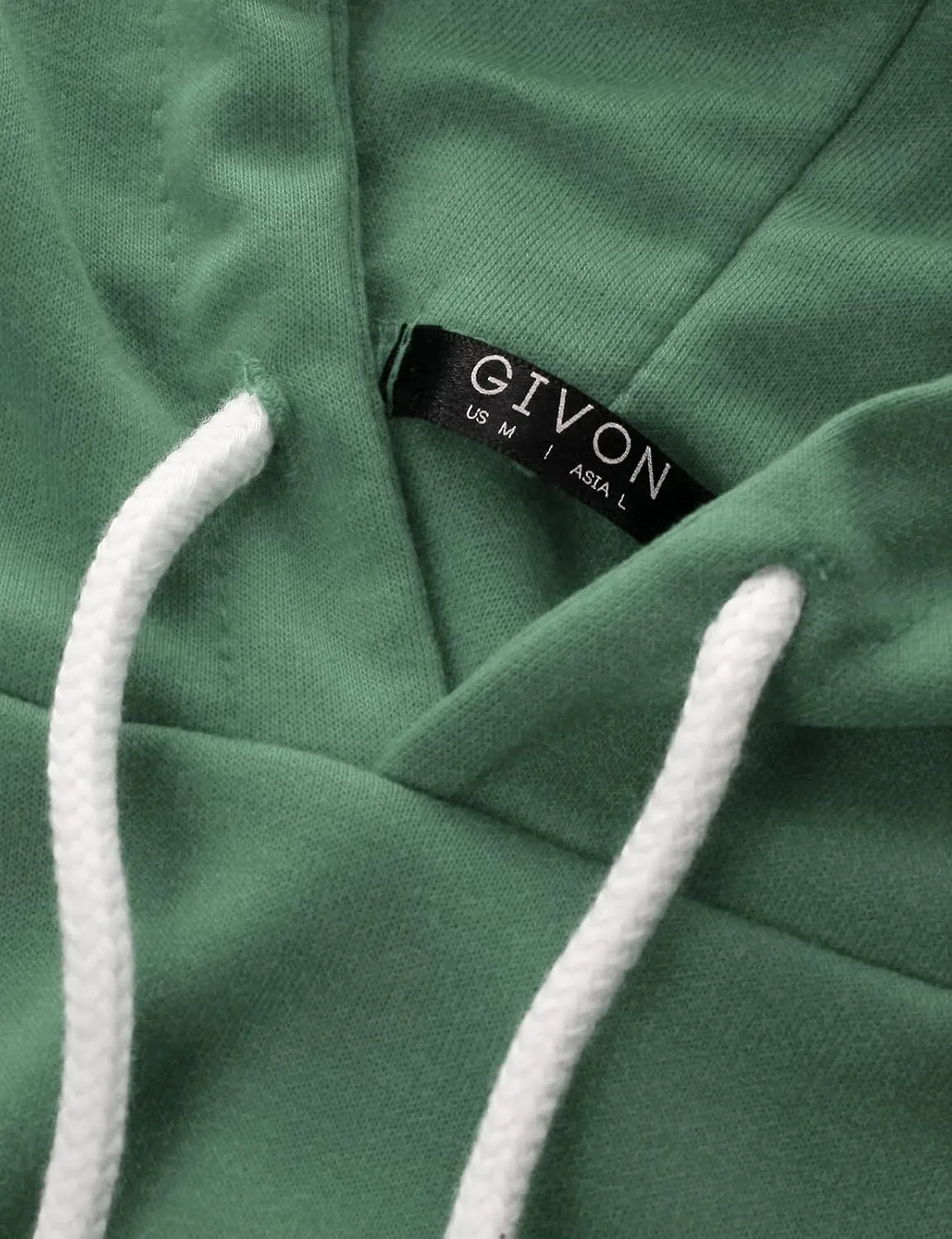GIVON Men's Short Sleeve Pullover Hoodie Hipster Longline Hooded Shirt Lightweight Cotton Blend Casual Streetwear