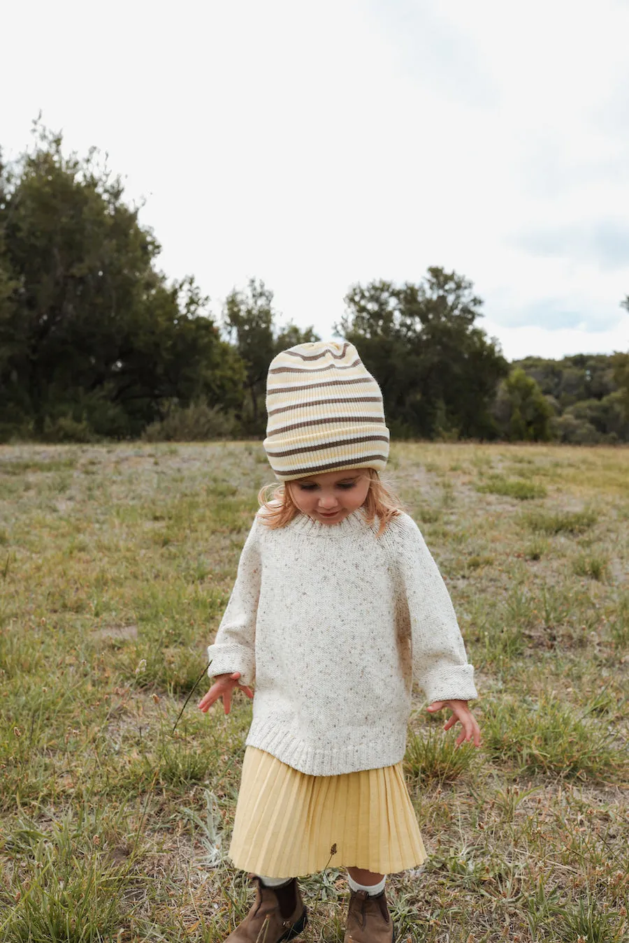 Knitted Pleat Skirt
