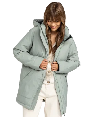 Serena Parka Jacket in Lily Pad