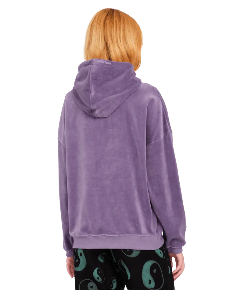 Stone Heart Up Hoodie in Vintage Violet